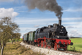 Amstetten – Gerstetten mit 75 1118, Oktober 2019, Tanago Railfan Tours / Eisenbahnreisen Erlebnisreisen