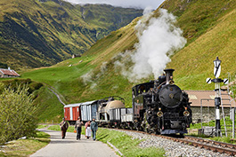 Schweiz: Furka, September 2021, Tanago Railfan Tours / Eisenbahnreisen Erlebnisreisen