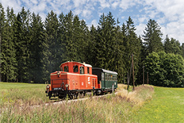 sterreich: Waldviertler Schmalspurbahn, Juli 2018, Tanago Railfan Tours / Eisenbahnreisen Erlebnisreisen