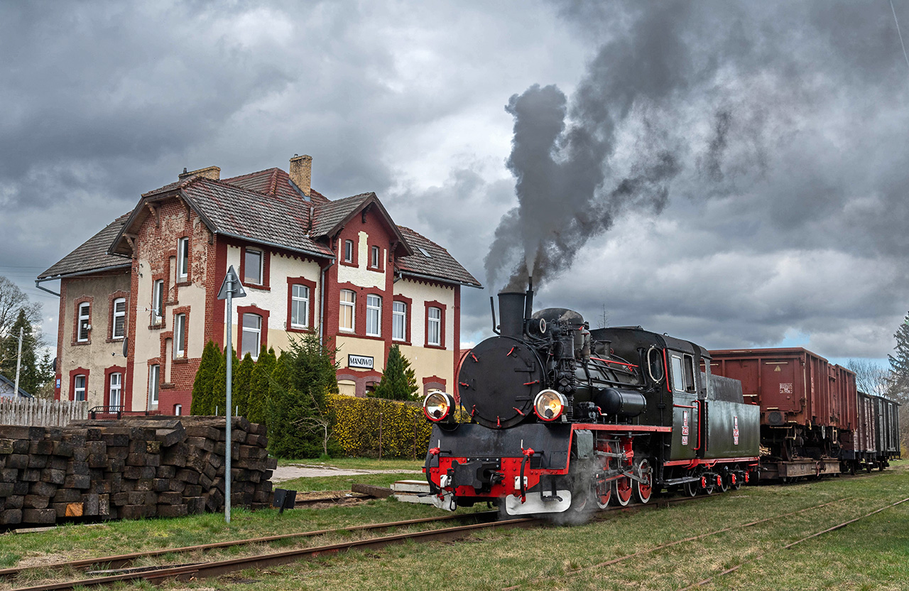 Tanagos Schmalspurdampf in Köslin am 12. und 13. April 2023